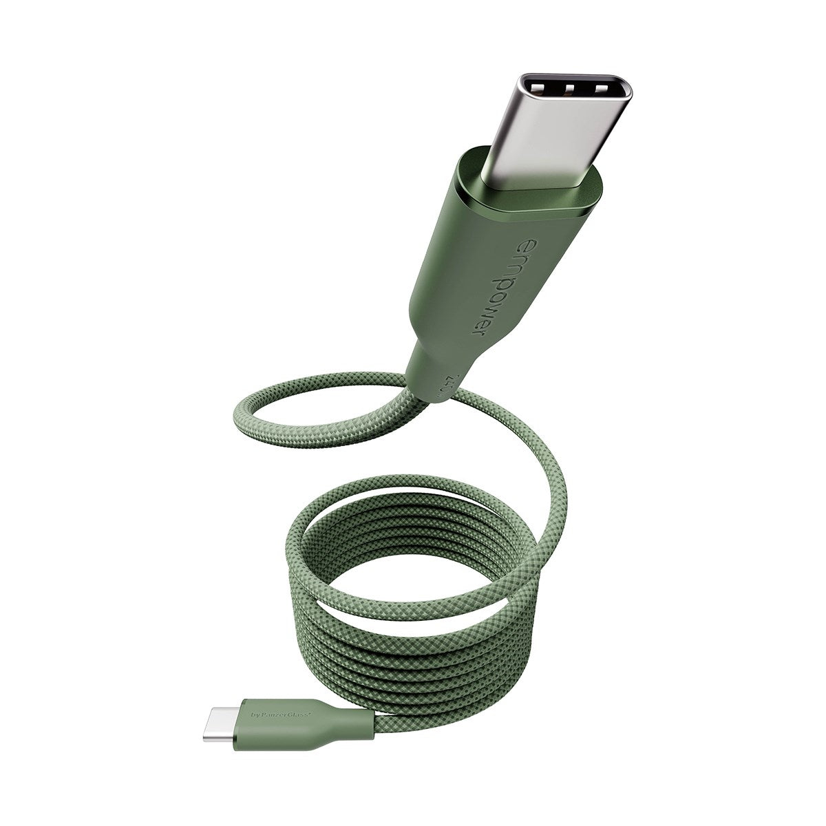 empower™ by PanzerGlass® Magnetic 240W USB-C to USB-C Kabel | USB 2.0 | 1.5M | Sage